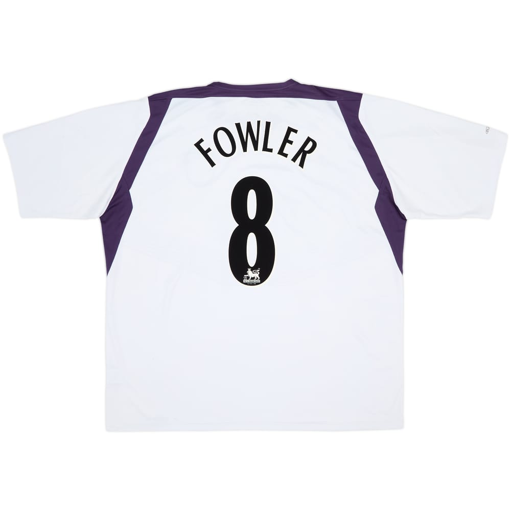 2004-05 Manchester City Away Shirt Fowler #8 - 5/10 - (3XL)