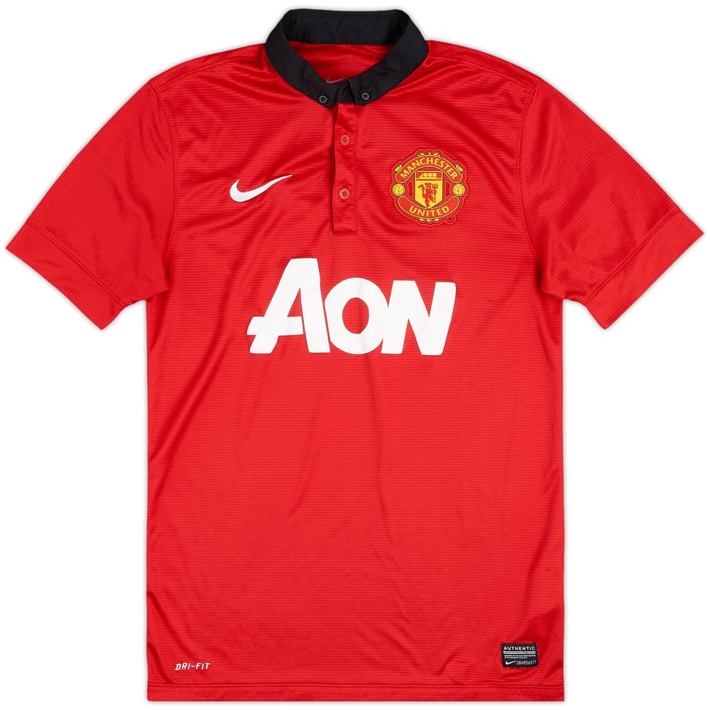 2013-14 Manchester United Home Shirt - 9/10 - (S)