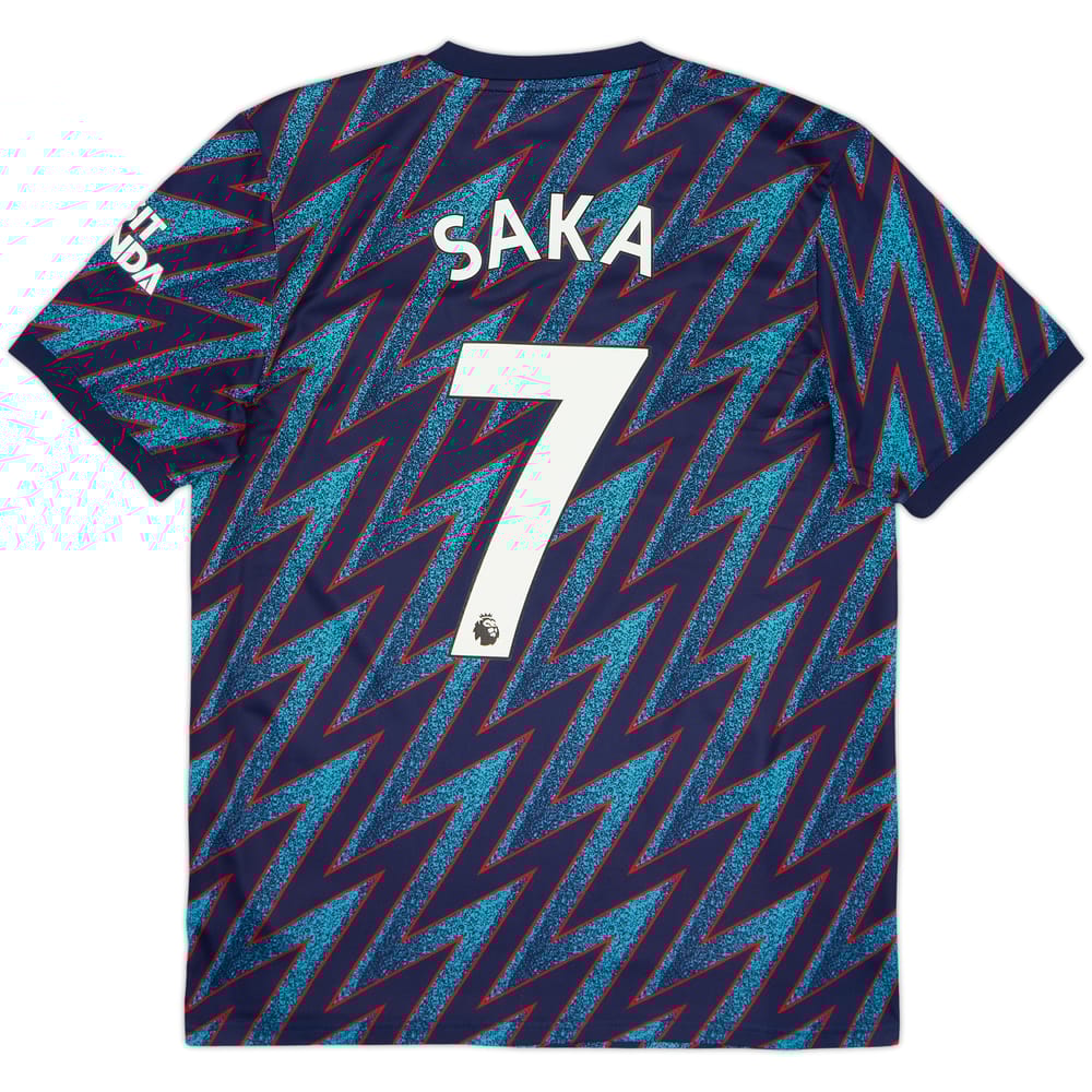 2021-22 Arsenal Third Shirt Saka #7 - 9/10 - (M)