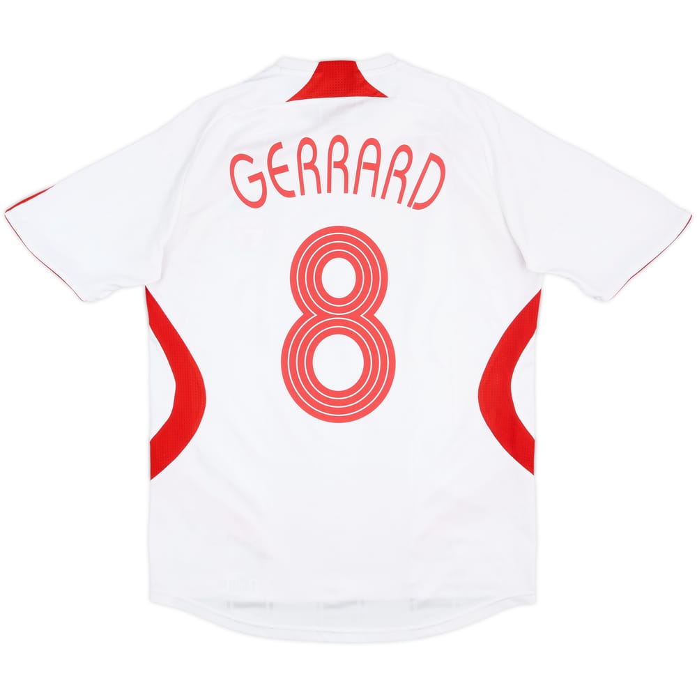 2007-08 Liverpool Away Shirt Gerrard #8 - 5/10 - (S)