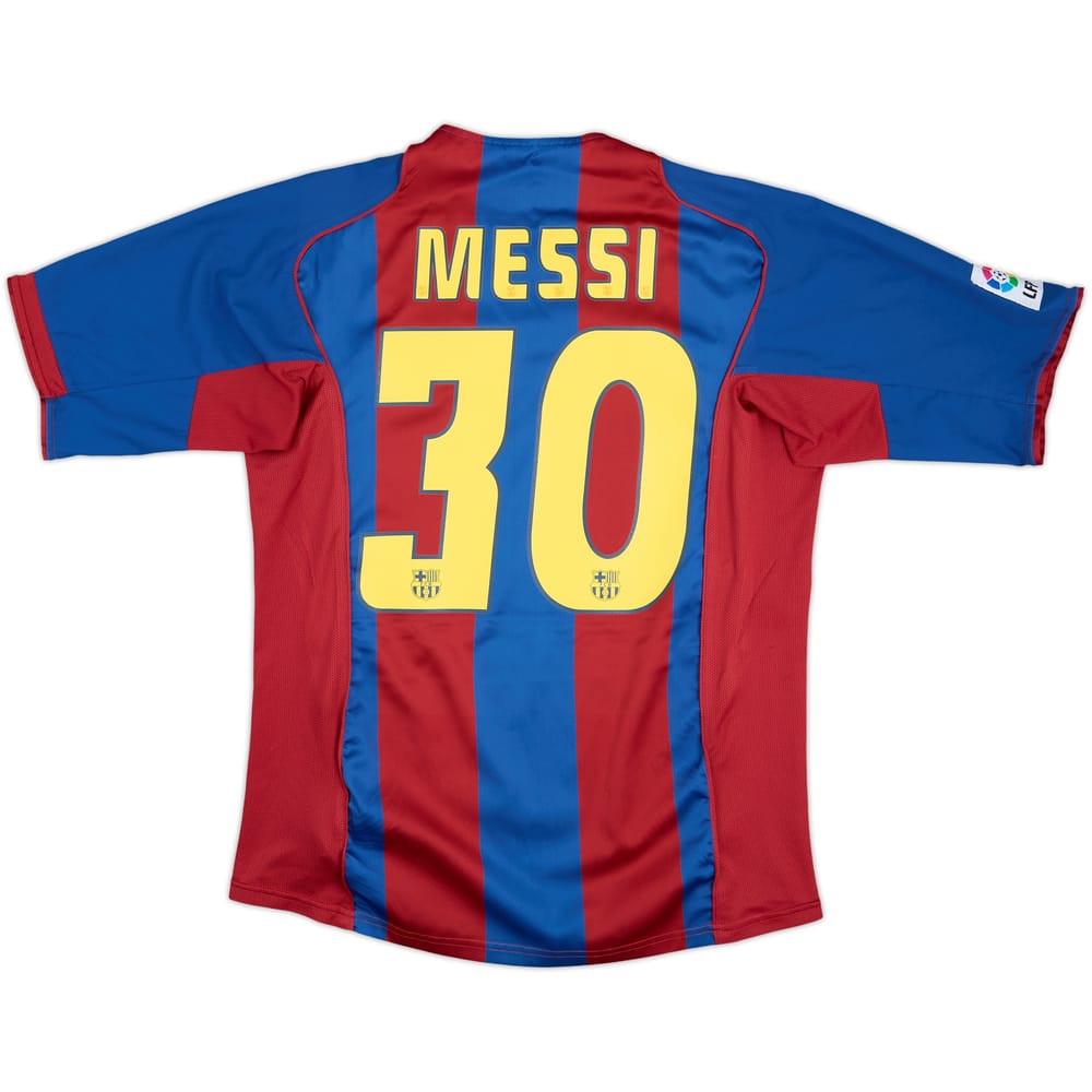 2004-05 Barcelona Home Shirt Messi #30 - 9/10 - (M)