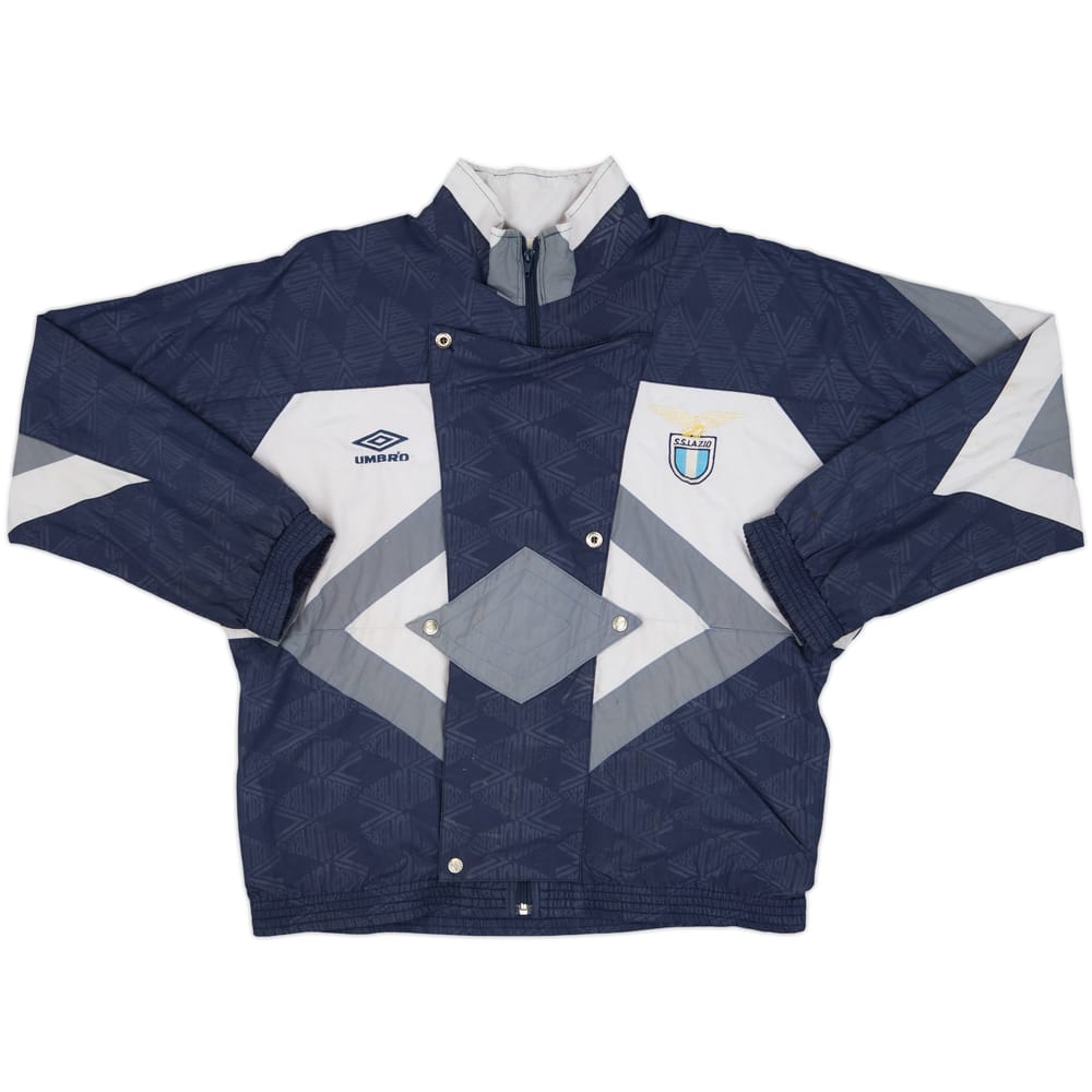 1990-92 Lazio Umbro 1/2 Zip Track Jacket - 5/10 - (XL)