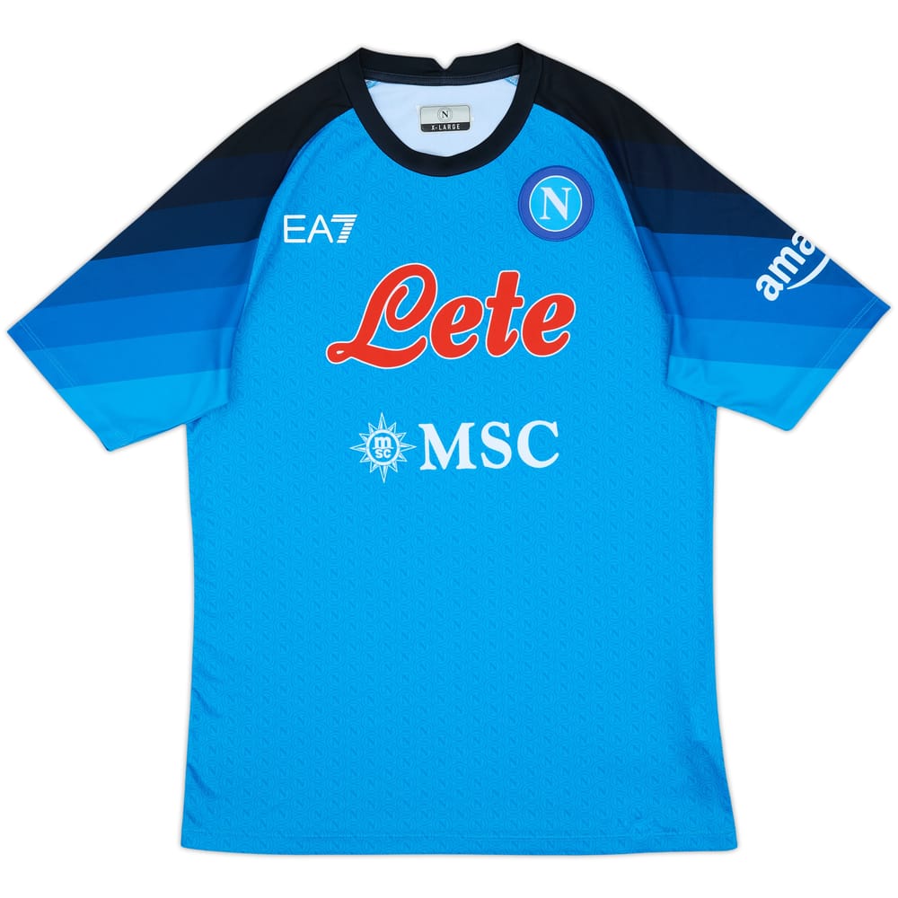 2022-23 Napoli Basic Home Shirt - 10/10 - (XL)