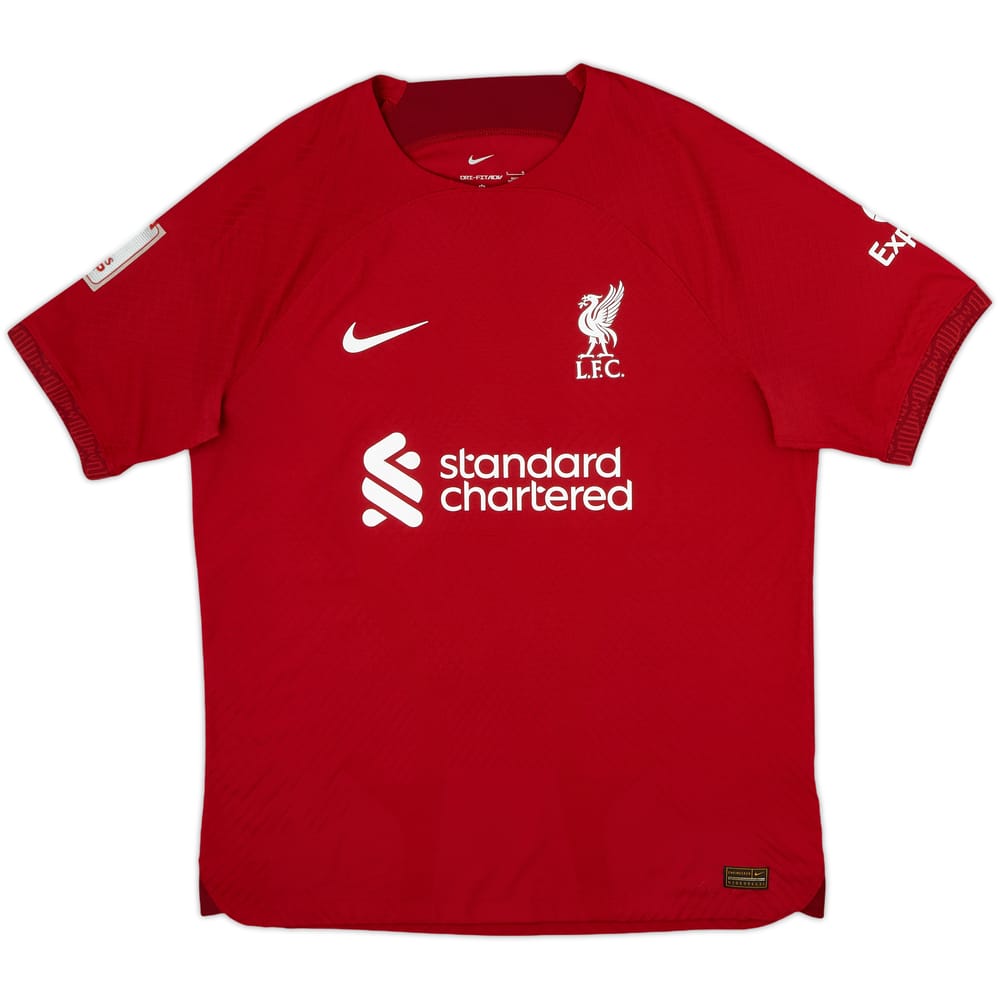 2022-23 Liverpool Authentic Home Shirt - 10/10 - (L)