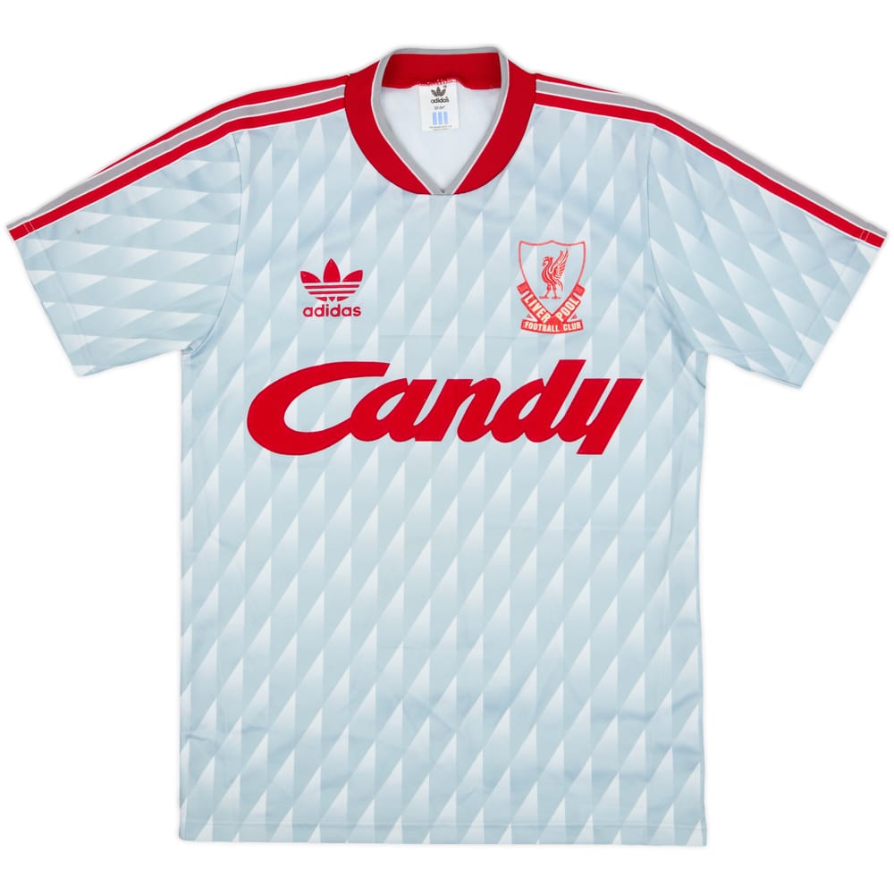 1989-91 Liverpool Away Shirt - 7/10 - (L.Boys)