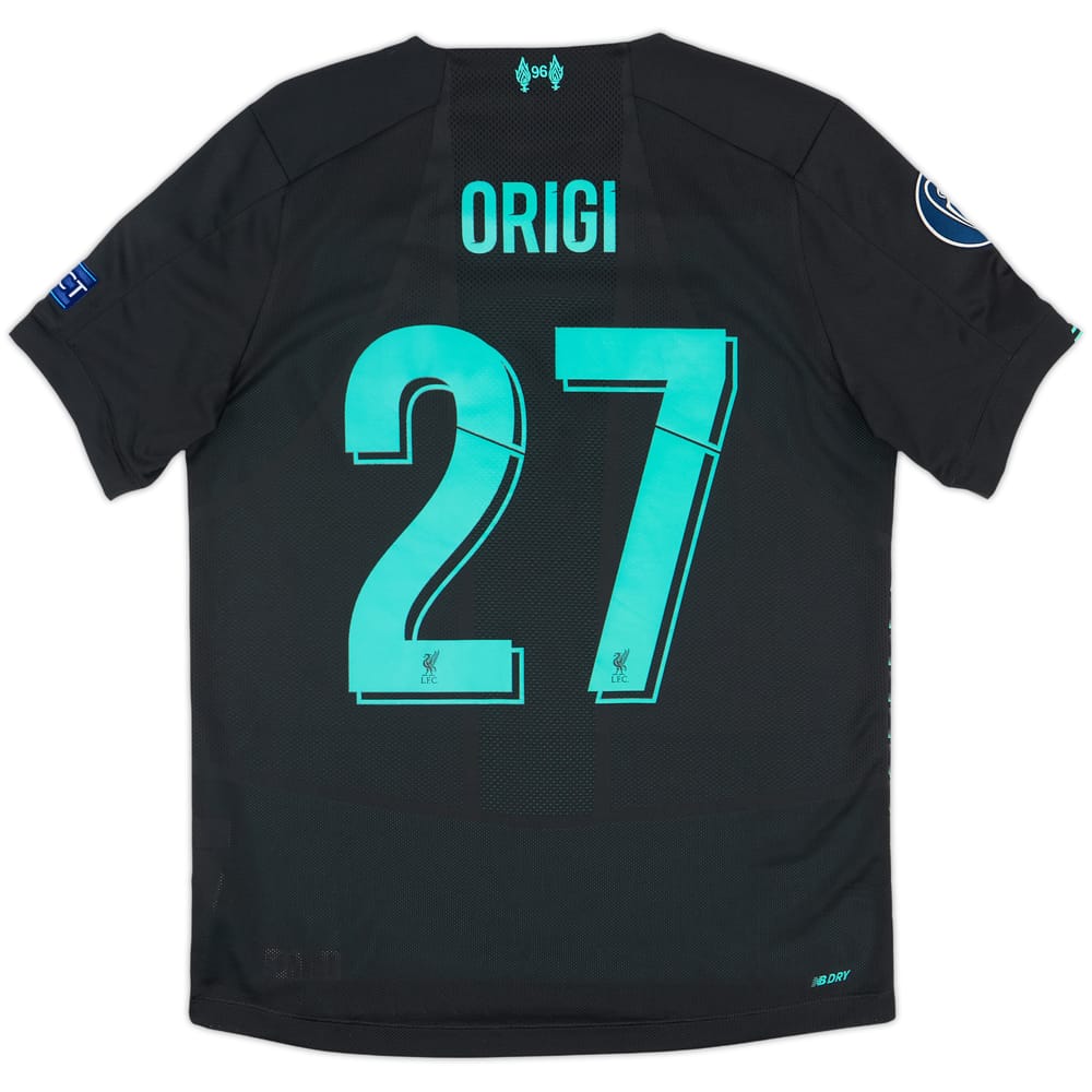 2019-20 Liverpool Third Shirt Origi #27 - 8/10 - (S)