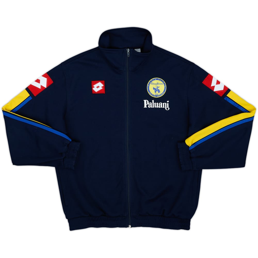 2003-04 Chievo Verona Lotto Track Jacket - 8/10 - (L.Boys)