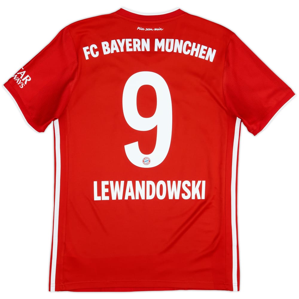 2020-21 Bayern Munich Home Shirt Lewandowski #9 - 8/10 - (S)