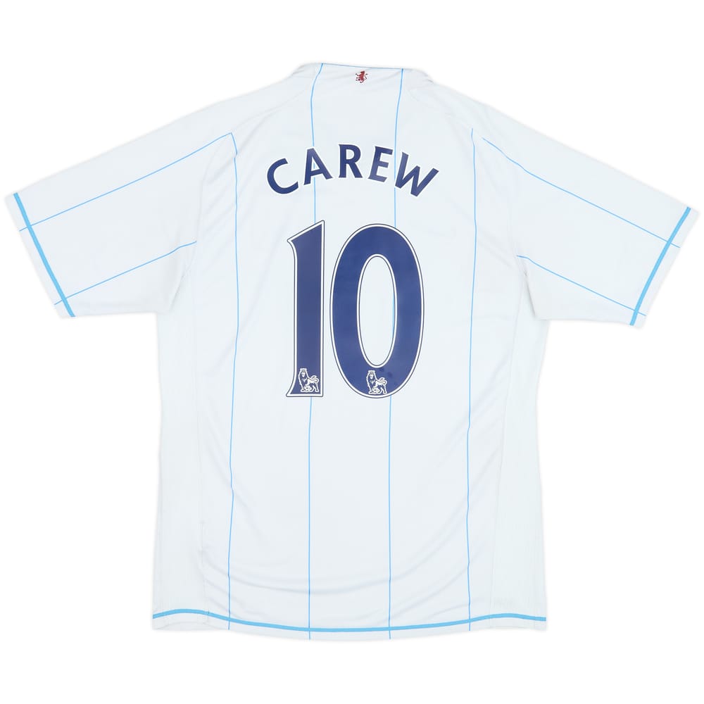 2007-08 Aston Villa Away Shirt Carew #10 - 6/10 - (M)