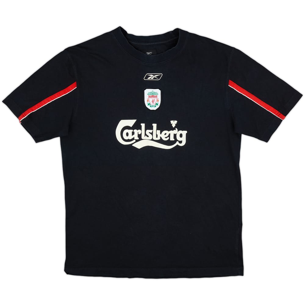 2002-03 Liverpool Reebok Cotton Tee - 7/10 - (M)