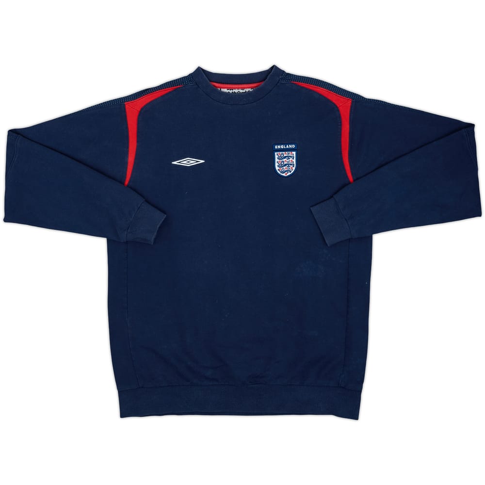 2006-08 England Umbro Sweat Top - 6/10 - (M)