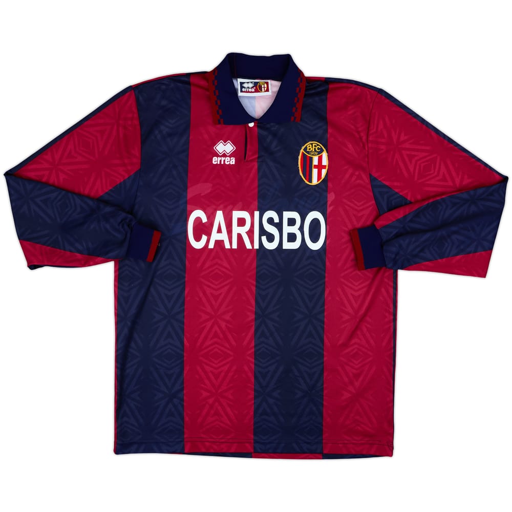 Camiseta de manga larga de local del Bologna 1995-96 - 9/10 - (L)