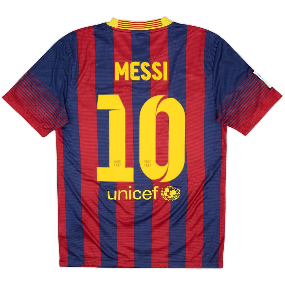 2013-14 Barcelona Camiseta de local Messi #10 - 5/10 - (S)