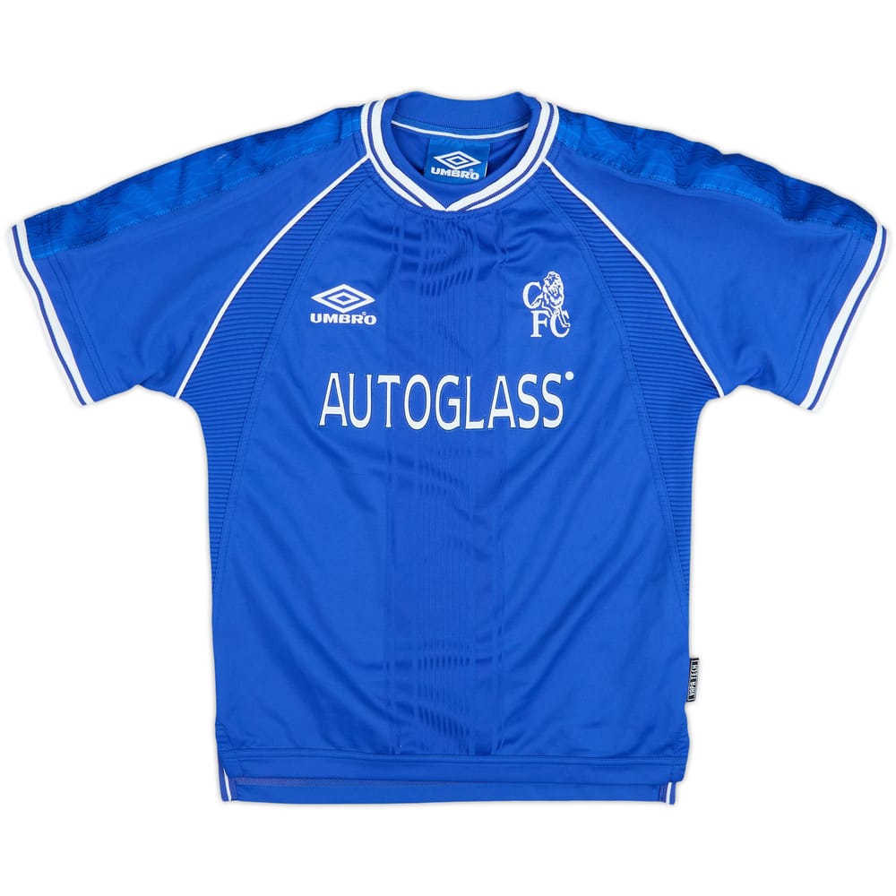 1999-01 Chelsea Home Shirt - 10/10 - (L.Boys)