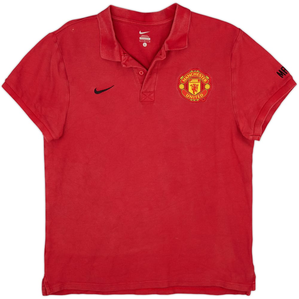 2011-12 Manchester United Nike Polo Shirt - 7/10 - (L)
