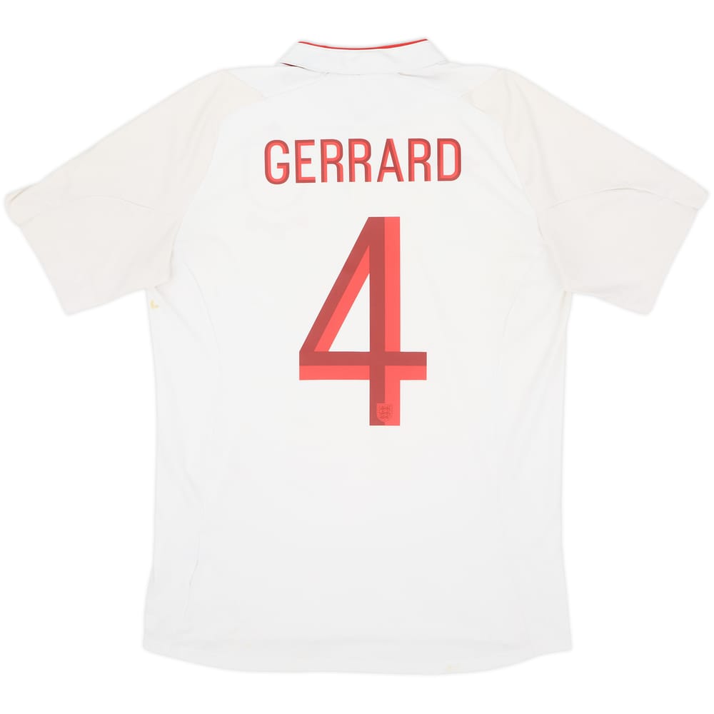 2012-13 Inglaterra Camiseta Local Gerrard #4 - 5/10 - (M)