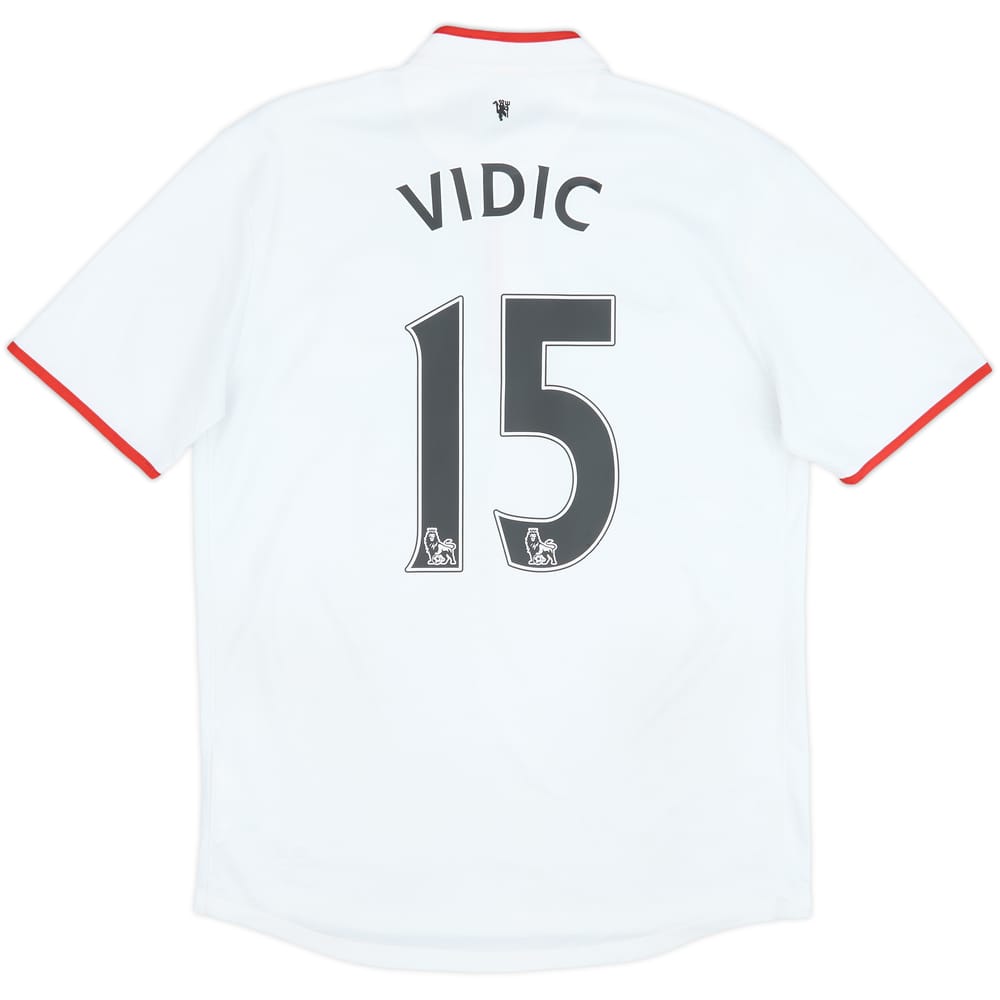 Camiseta de visitante del Manchester United 2012-14 Vidic #15 - 7/10 - (M)
