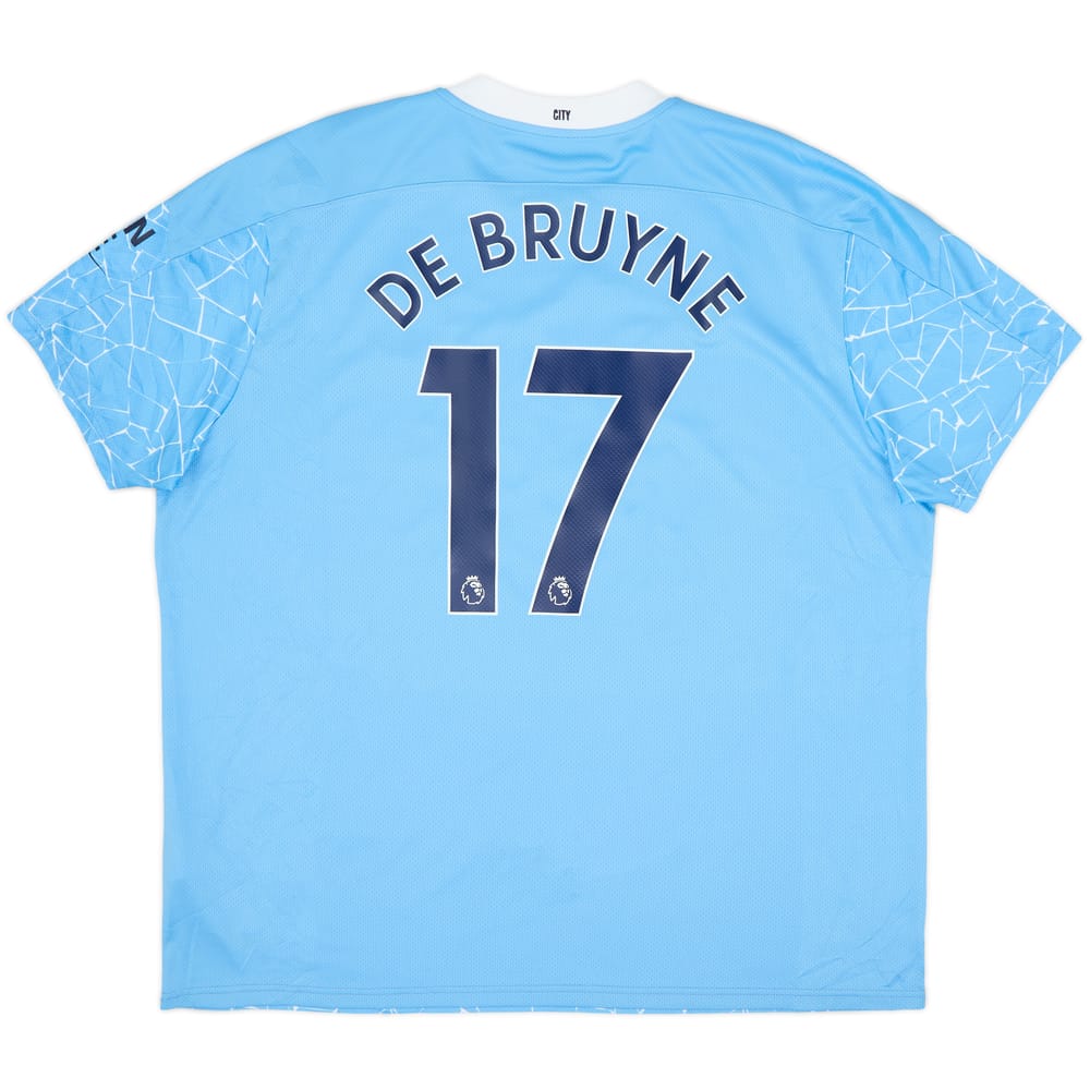 Camiseta de local del Manchester City 2020-21 De Bruyne #17 - 9/10 - (3XL)