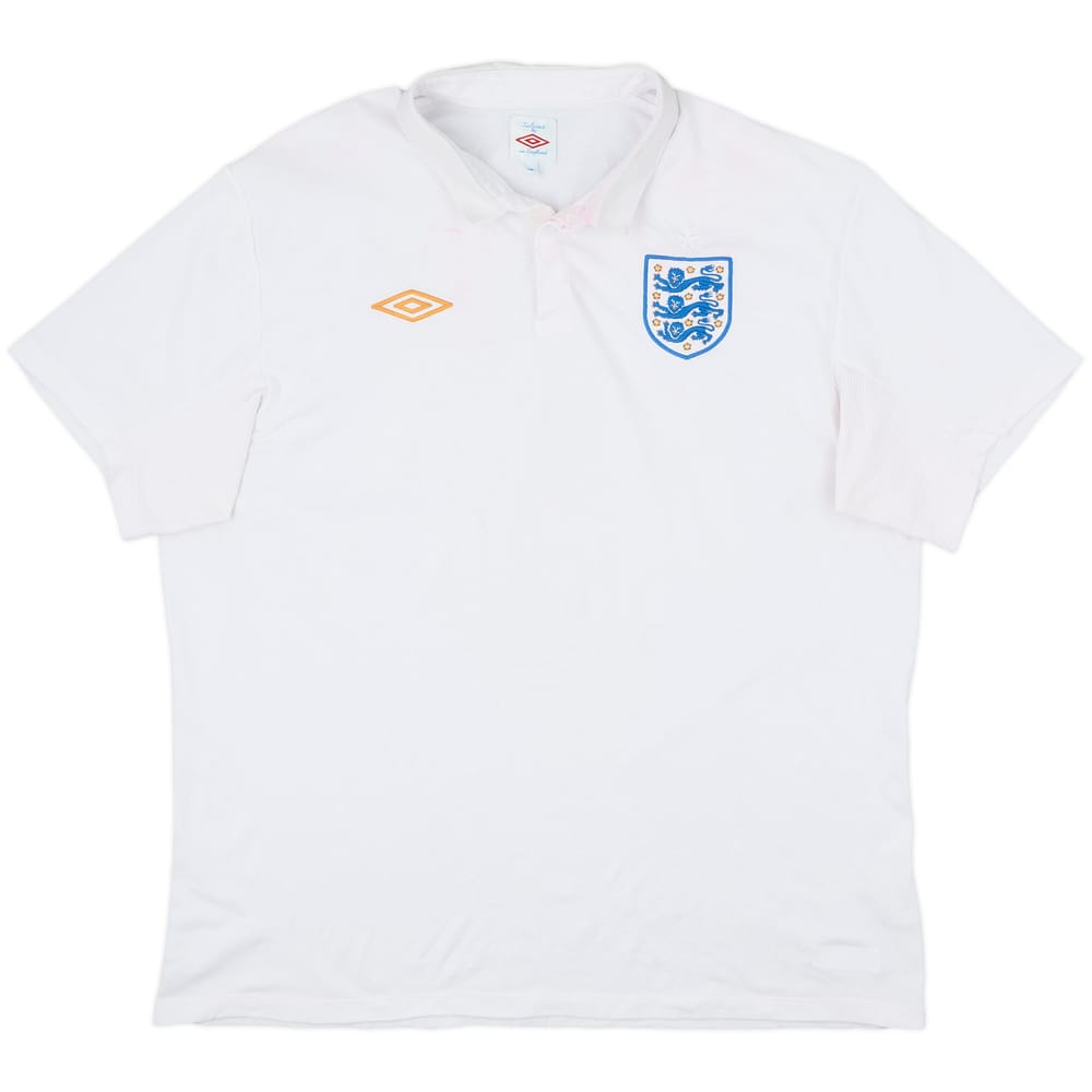 2009-10 England Home Shirt - 4/10 - (XL)