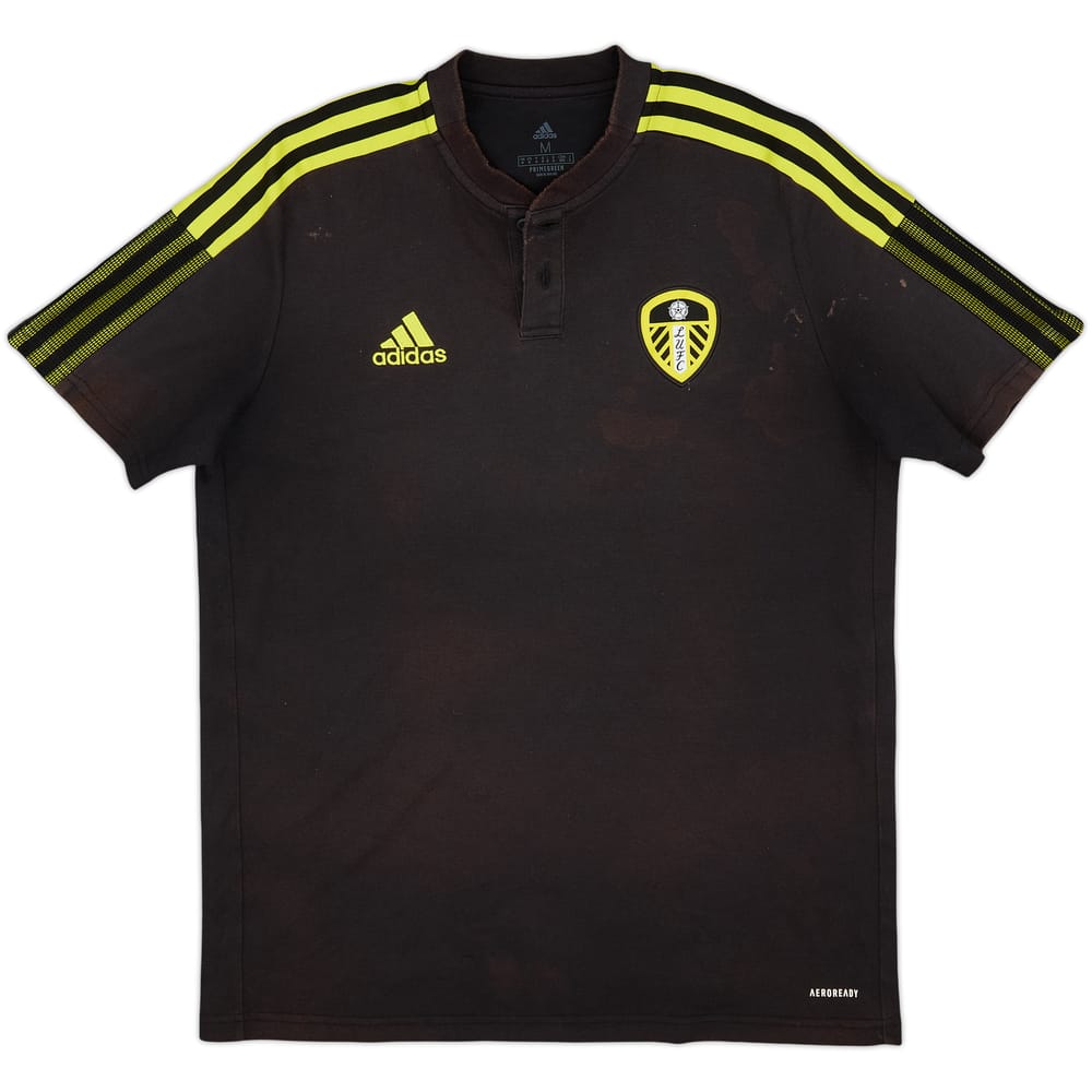 2021-22 Leeds United adidas Polo - 4/10 - (M)