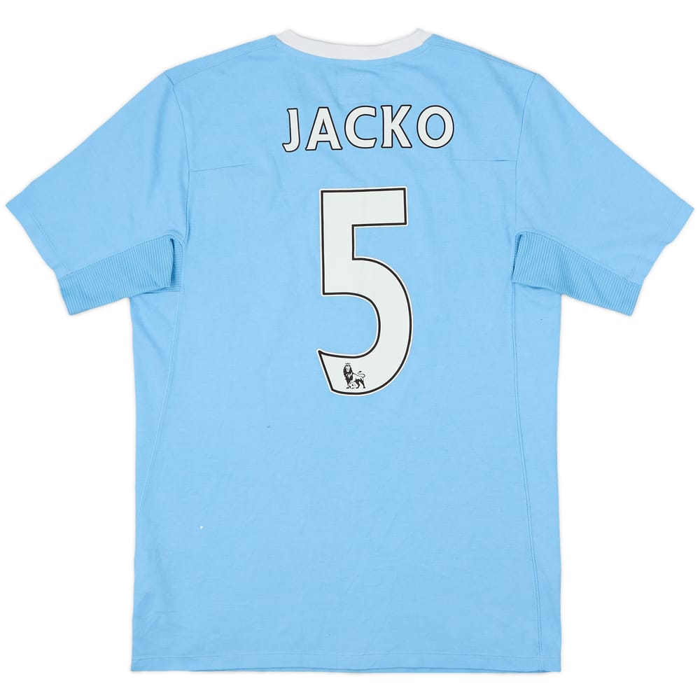 2009-10 Manchester City Home Shirt Jacko #5 - 7/10 - (S)