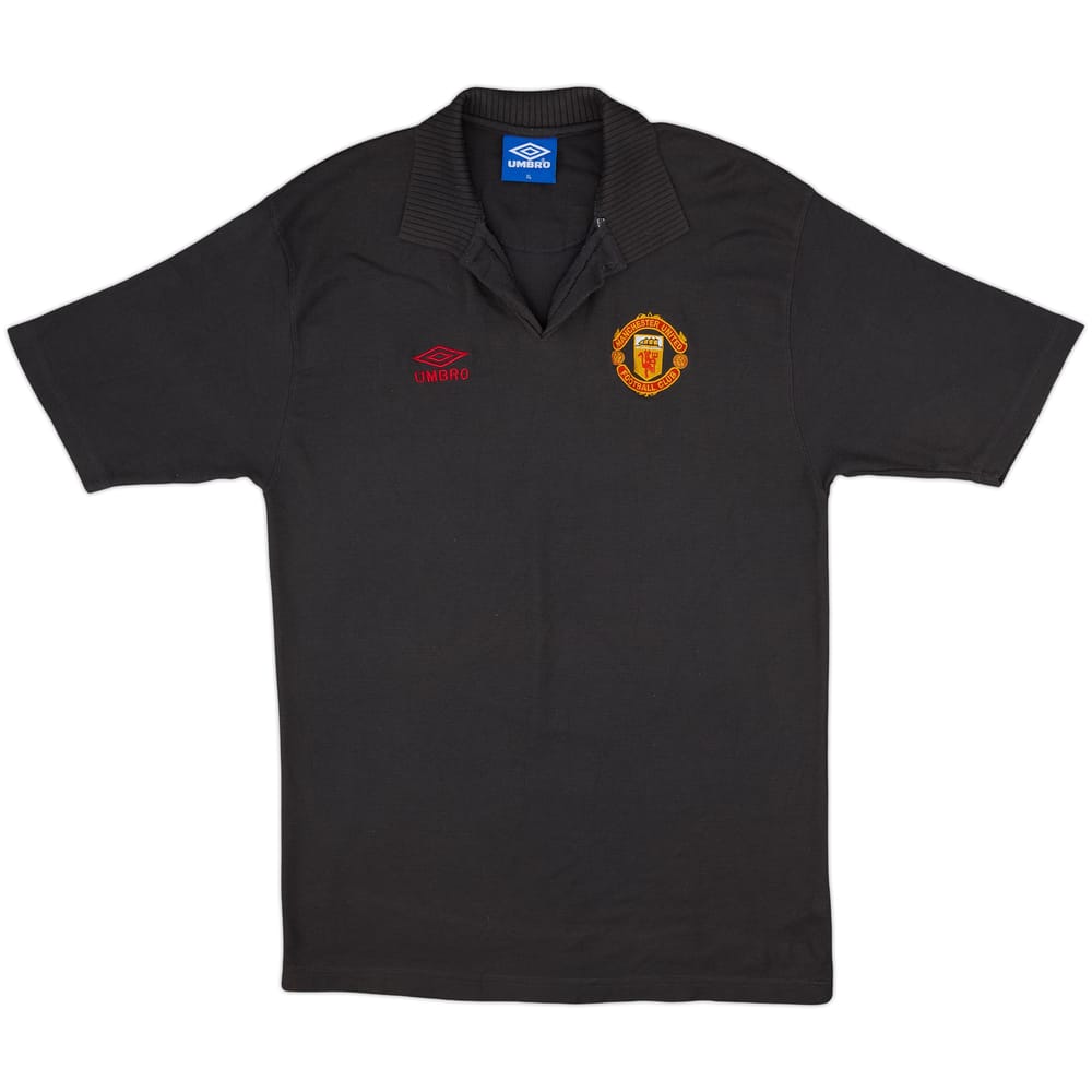 1996-97 Manchester United Umbro Polo Shirt - 8/10 - (XL)
