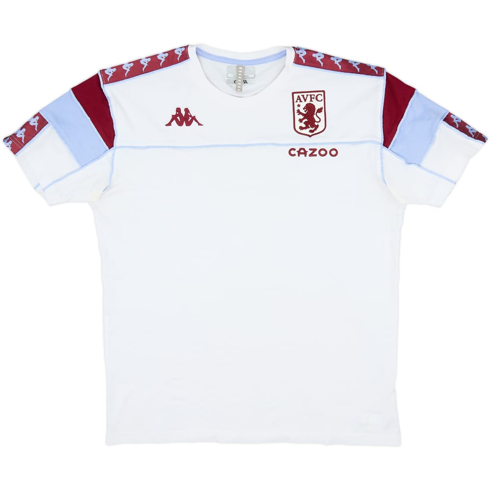 2020-21 Aston Villa Kappa Camiseta de Algodón - 8/10 - (XXL)