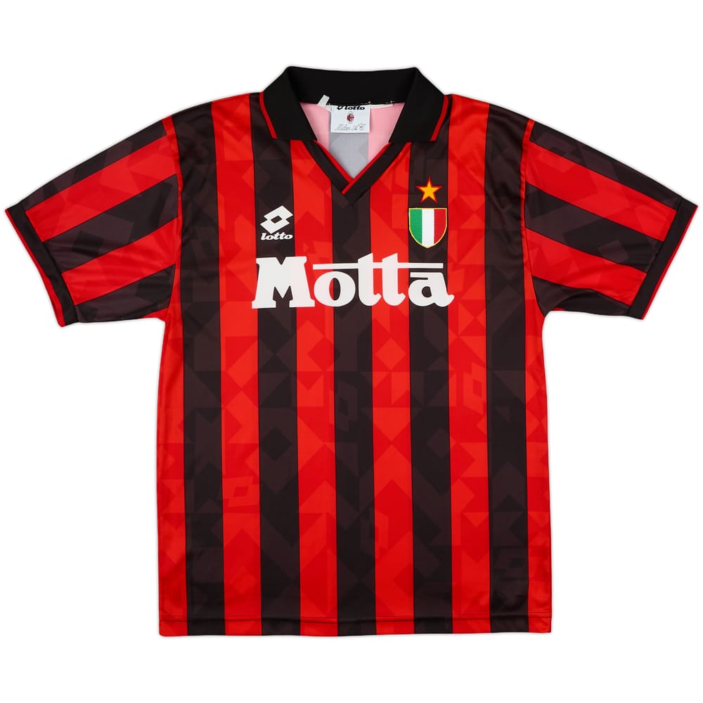 1993-94 AC Milan Home Shirt - 8/10 - (M)