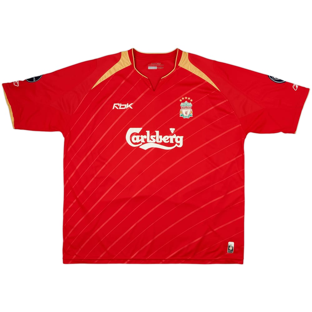 2005-06 Liverpool CL Home Shirt - 8/10 - (XXL)