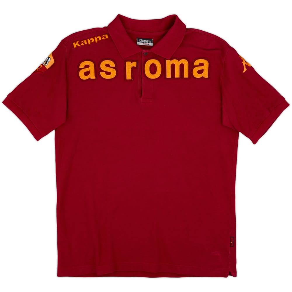 2009-10 Roma Kappa Polo Shirt - 8/10 - (L)