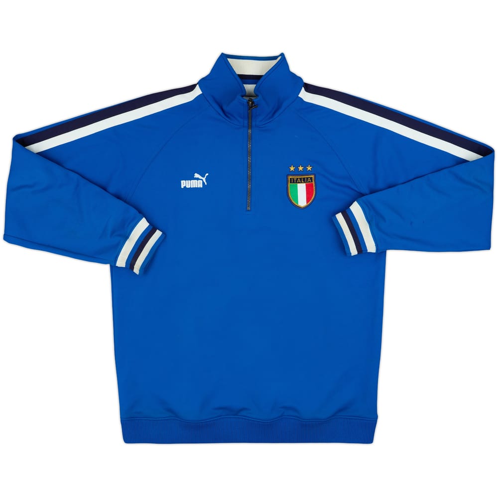 2003-04 Italy 1/4 Zip Puma Track Jacket - 7/10 - (XL)