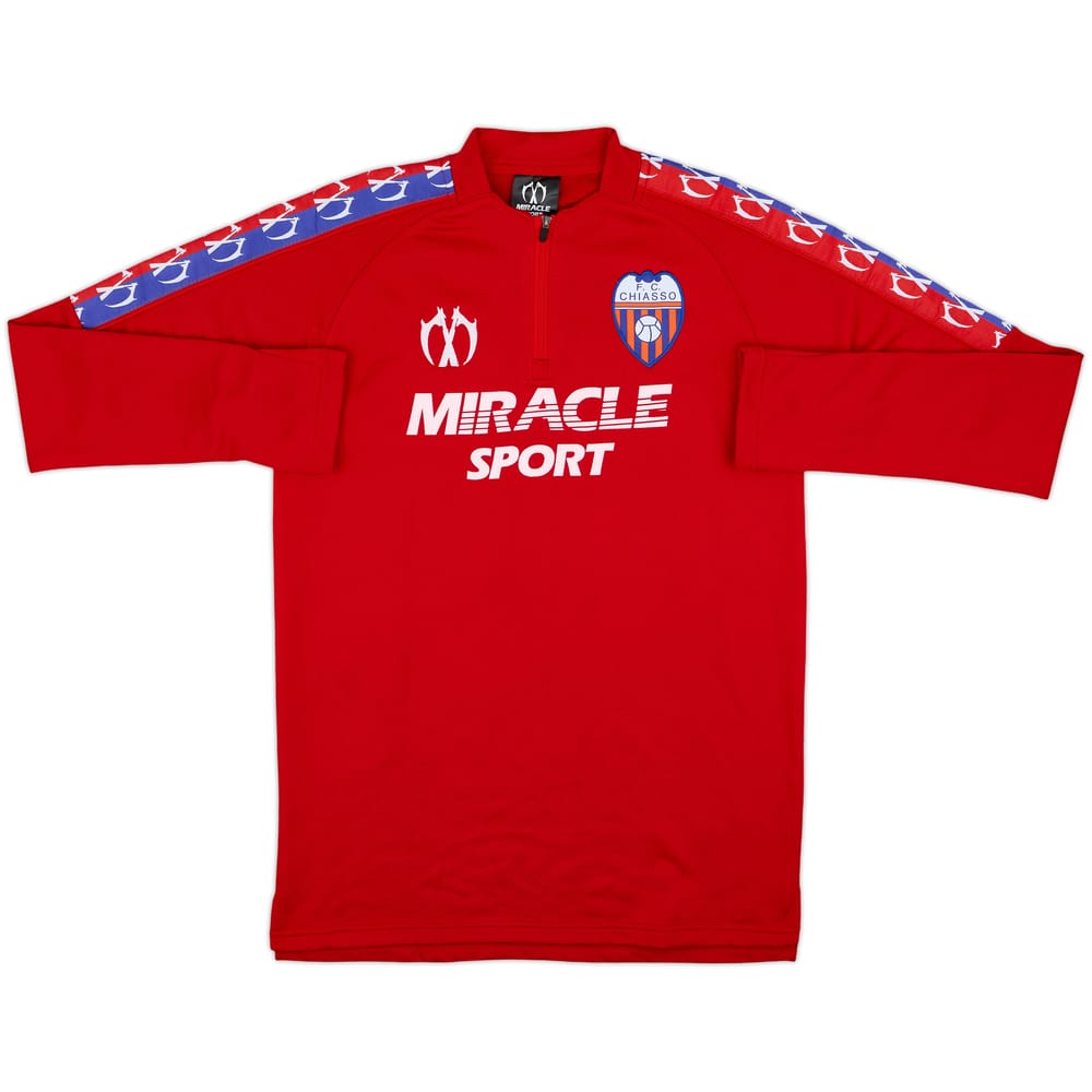 2017-18 FC Chiasso Miracle Sport 1/4 Zip Drill Top - 8/10 - (S)