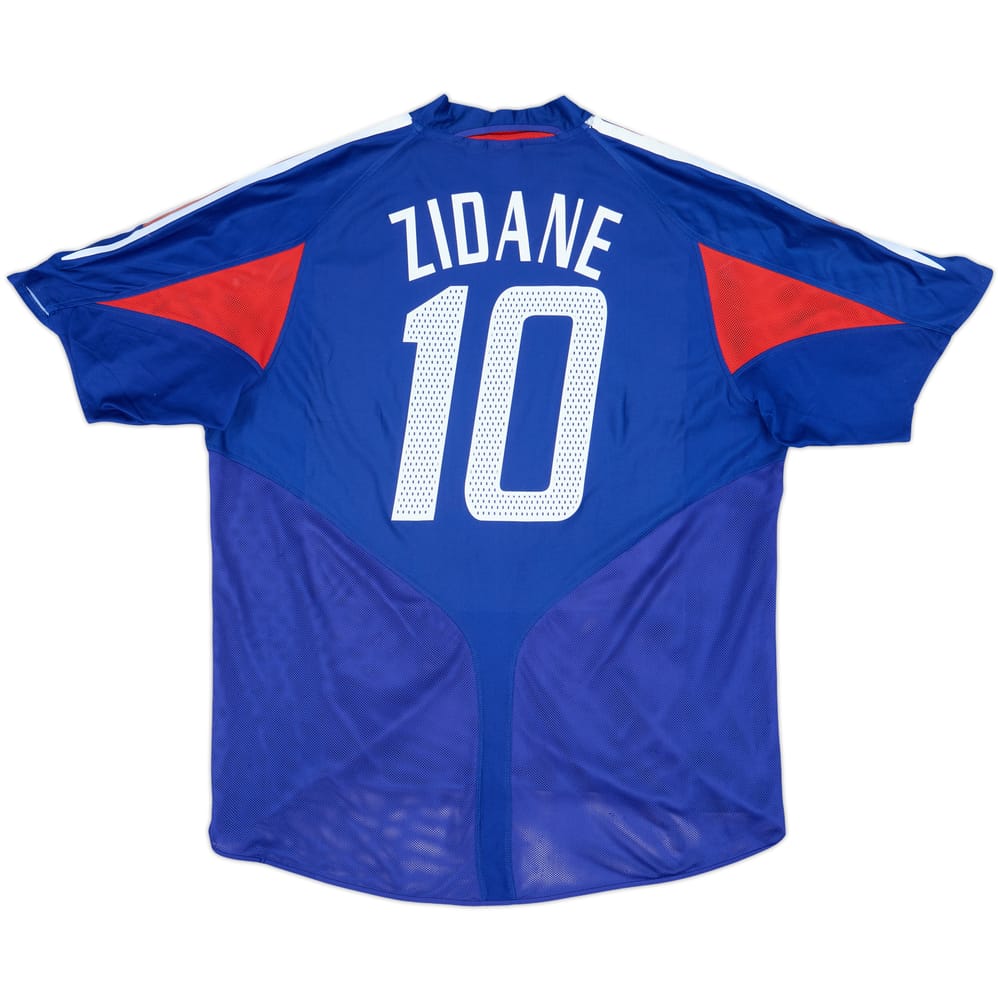 2004-06 France Home Shirt Zidane #10 - 7/10 - (XL)