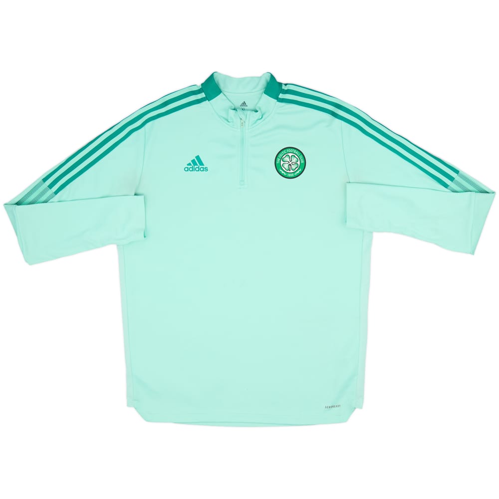 2021-22 Celtic adidas 1/4 Zip Drill Top - 8/10 - (XL)