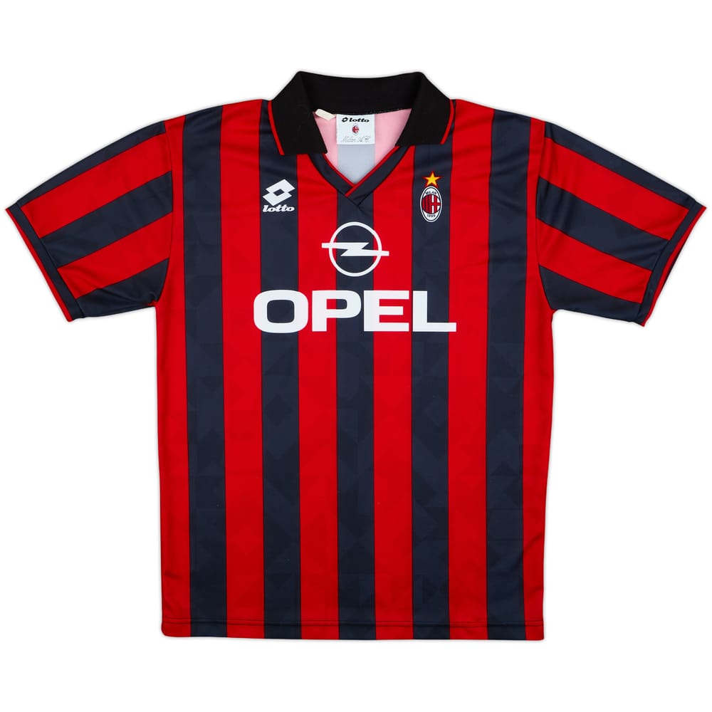 1995-96 AC Milan Home Shirt - 8/10 - (L)