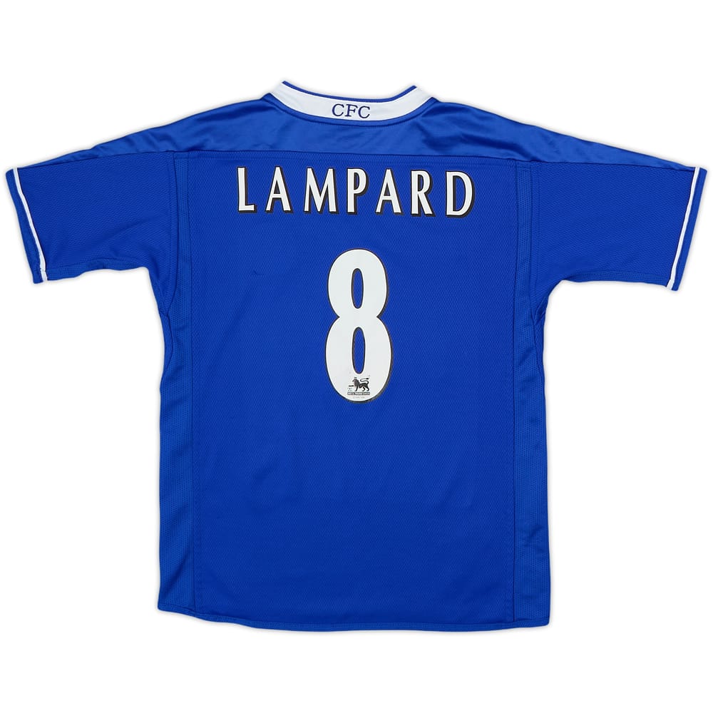 2003-05 Chelsea Home Shirt Lampard #8 - 8/10 - (S.Boys)