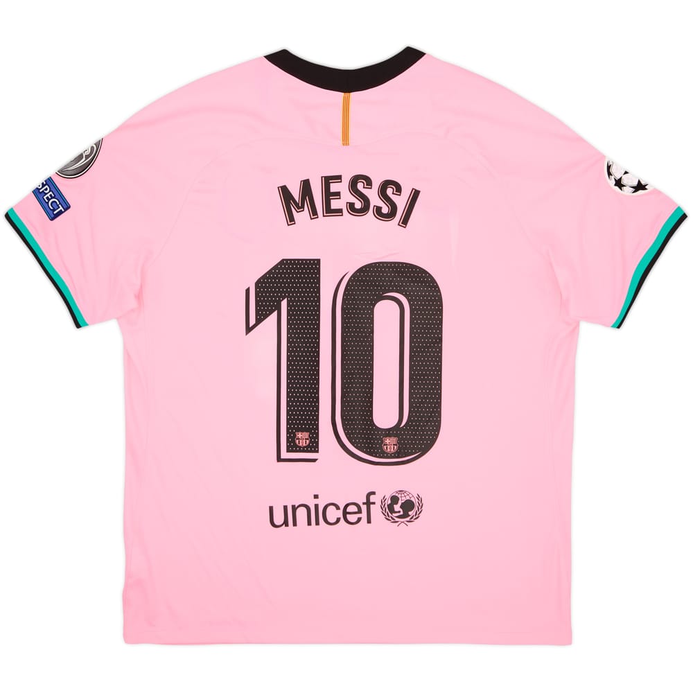 2020-21 Barcelona Third Shirt Messi #10 - 7/10 - (XL)