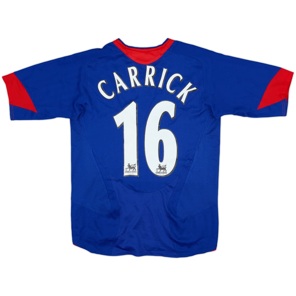 2005-06 Manchester United Away Shirt Carrick #16 - 9/10 - (L.Boys)