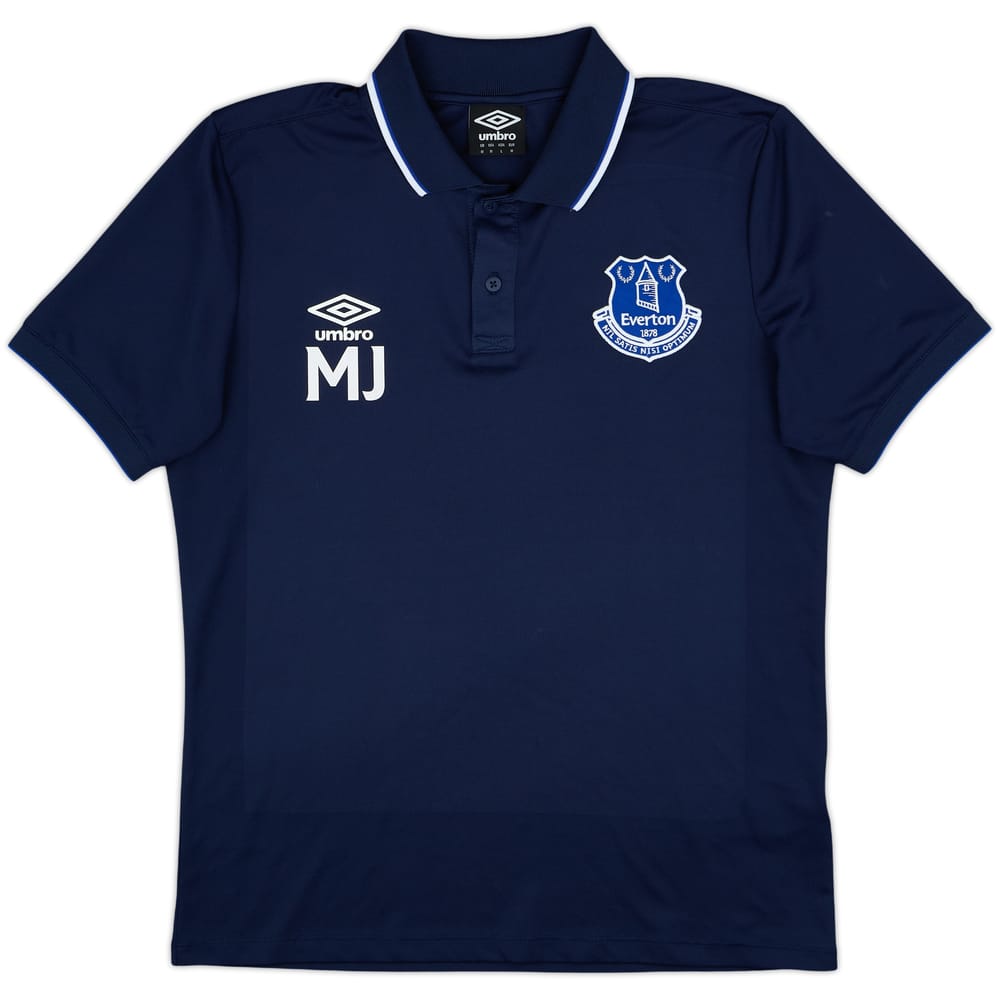 2018-19 Everton Staff Issue Umbro Polo Shirt MJ - 8/10 - (M)