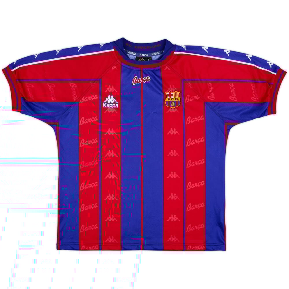 1997-98 Barcelona Home Shirt - 9/10 - (S)