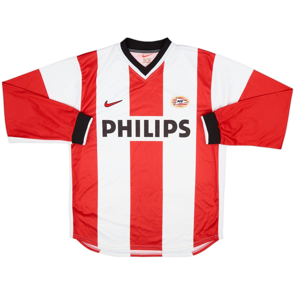 1998-00 PSV Home L/S Shirt - 9/10 - (M)