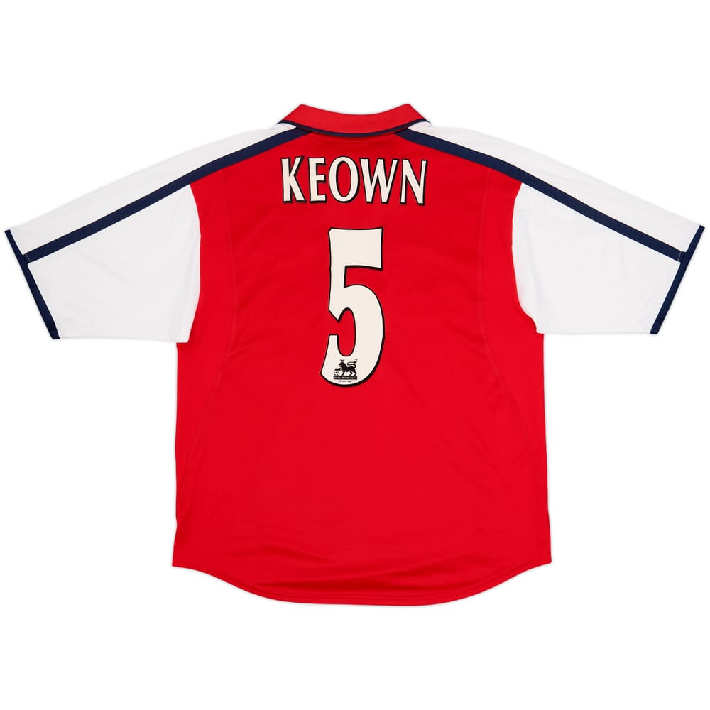 2000-02 Arsenal Home Shirt Keown #5 - 8/10 - (L)