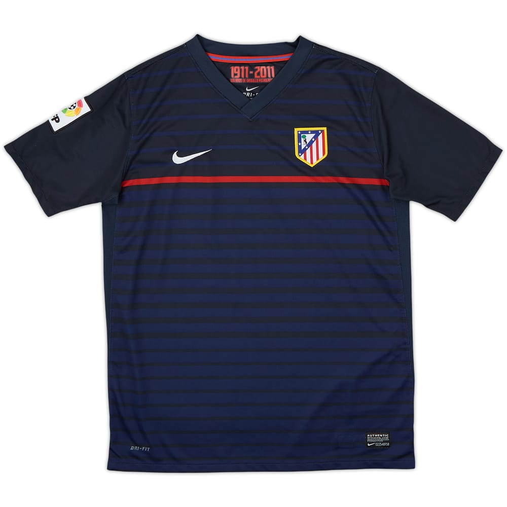 Camiseta de visitante del Atletico Madrid 2011-12 - 8/10 - (Niños XL)