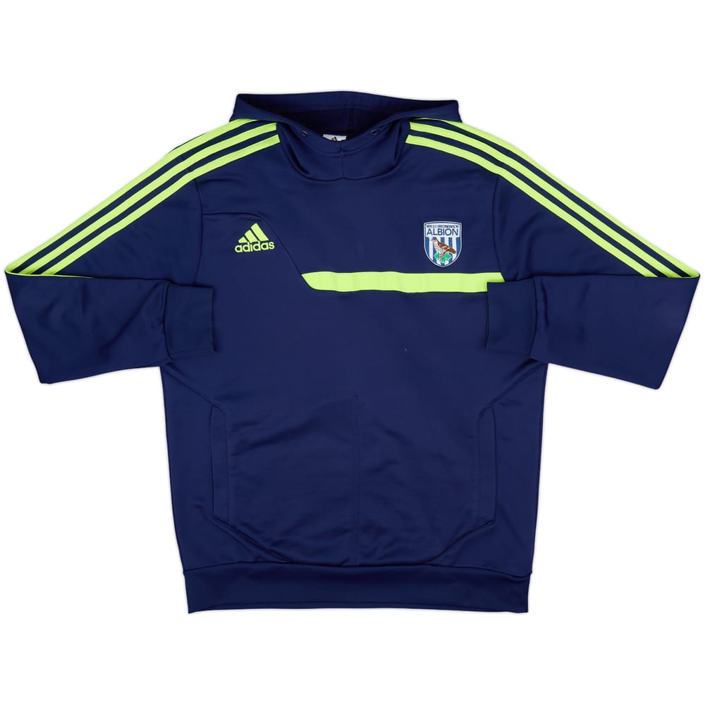 2013-14 West Brom adidas Hooded Sweat Top - 8/10 - (L)