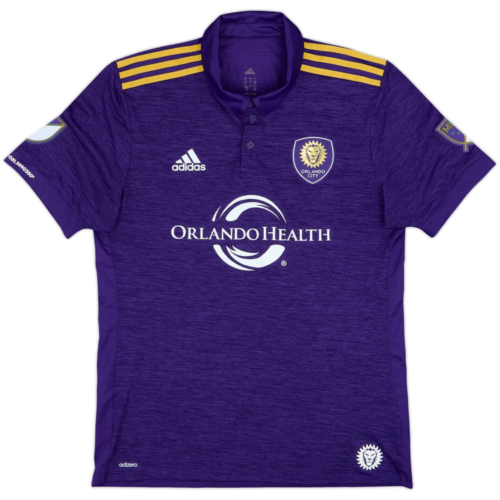 2017-18 Orlando City Authentic Home Shirt - 5/10 - (L)