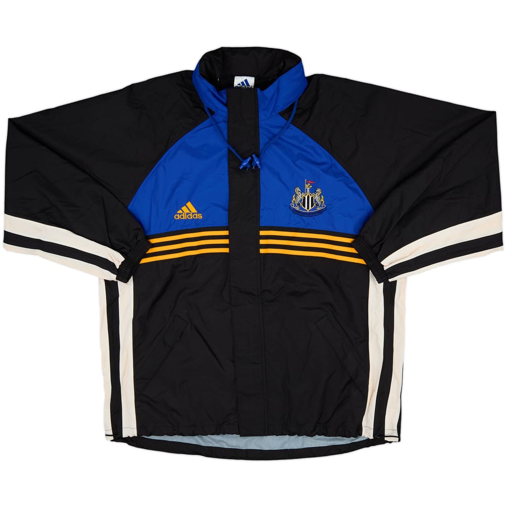 1998-99 Newcastle United adidas Hooded Rain Jacket - 8/10 - (L/XL)