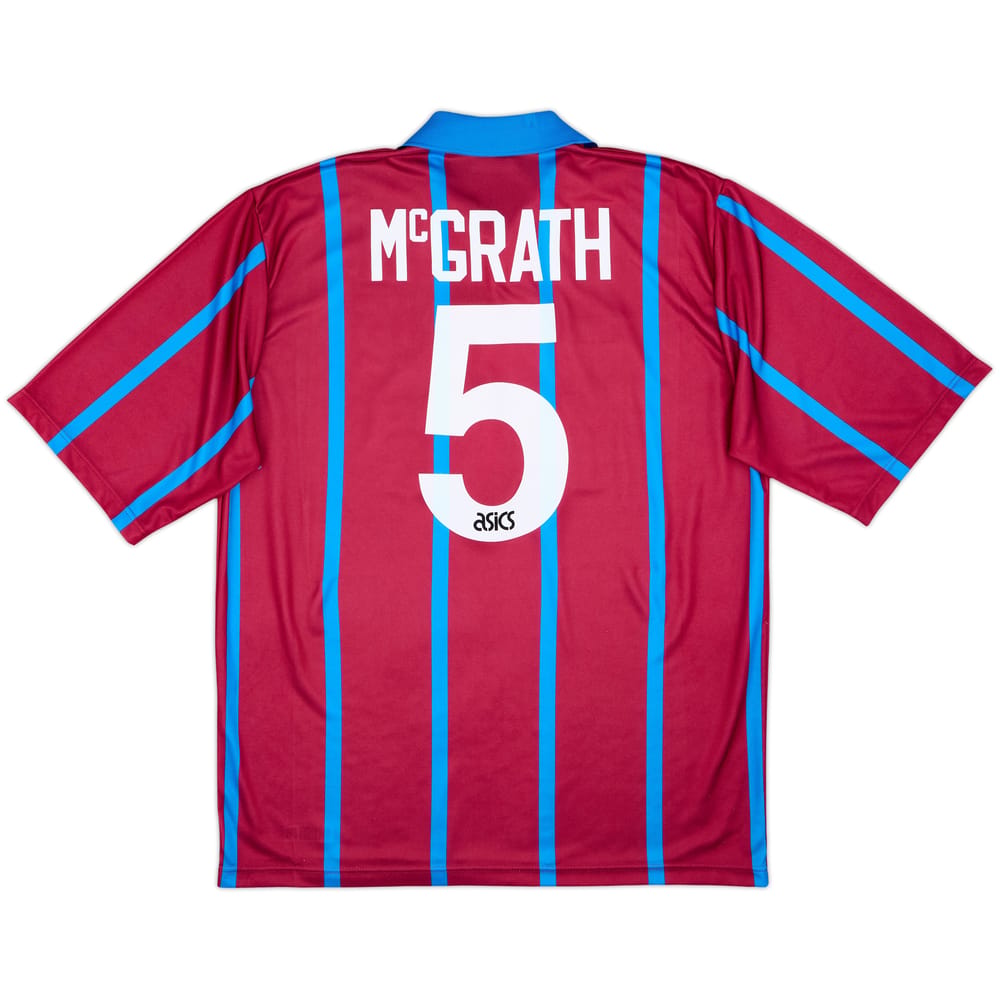 1993-95 Aston Villa Home Shirt McGrath #5 - 8/10 - (XL)