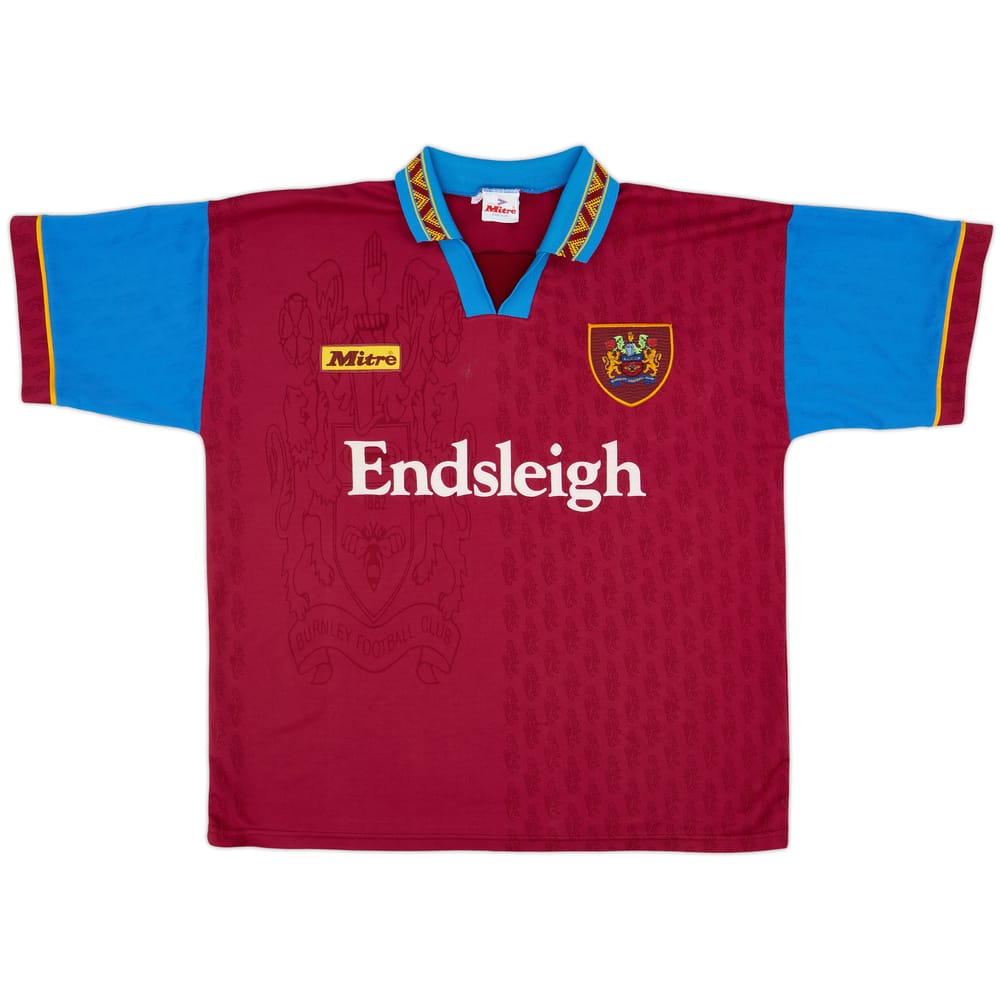 1995-96 Burnley Home Shirt - 9/10 - (XL)