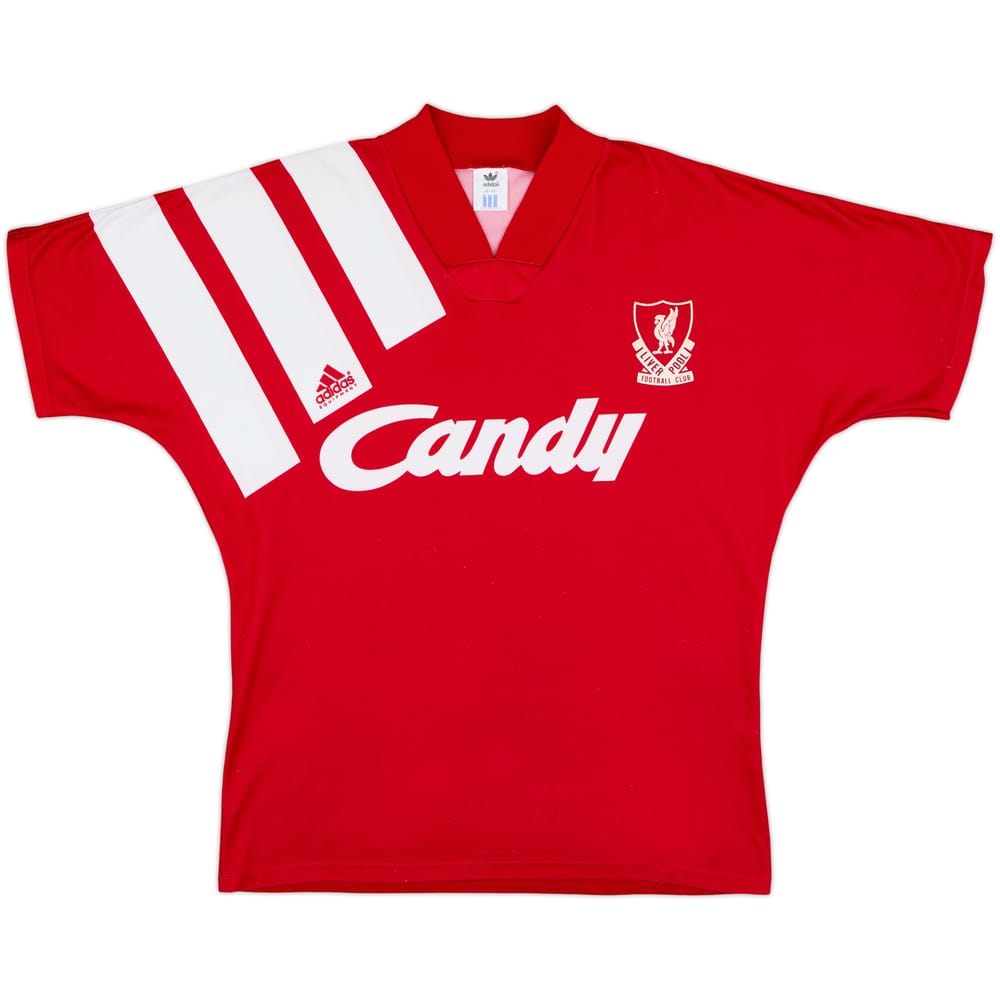 1991-92 Liverpool Home Shirt - 8/10 - (M)