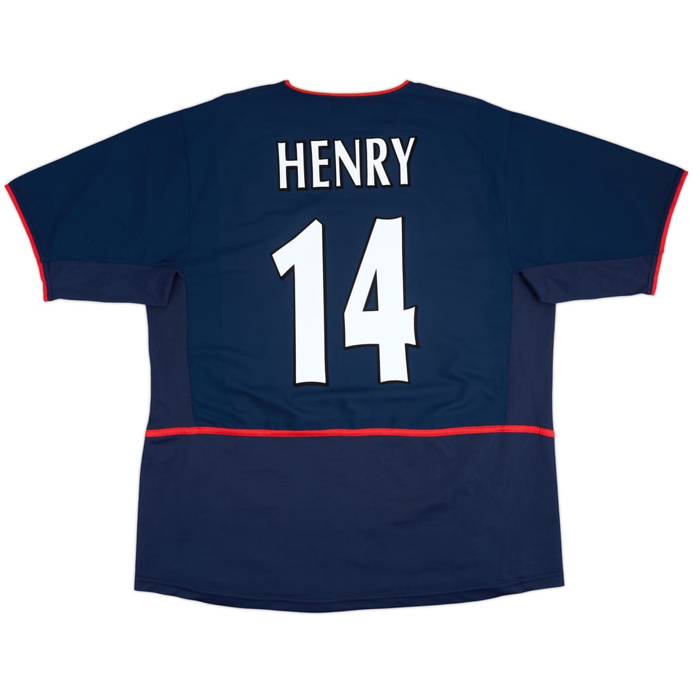 2002-04 Arsenal Away Shirt Henry #14 - 8/10 - (XL)